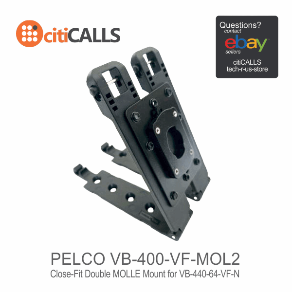 Pelco VB-400-VF-MOL2 Close-Fit Double MOLLE Mount NDAA Compliant