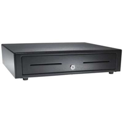 APG VB320-BL1616 Cash Drawer Vasario Drawer 16X16 Black 24V 5 Bill 5 Coin