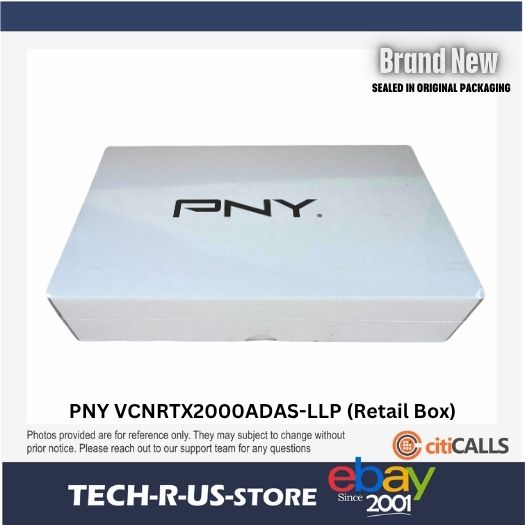 PNY VCNRTX2000ADAS-LLP NVIDIA RTX 2000E ADA Gen 16GB PCIe 4 x8 mDP Graphics Card