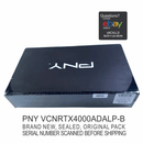 PNY VCNRTX4000ADALP-B NVIDIA RTX 4000 ADA Gen 20GB PCIe 4.0 x16 SFF Graphic Card