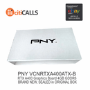 PNY VCNRTXA400ATX-B NVIDIA RTX A400 Professional Graphics Board 4GB GDDR6 GPU