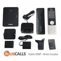 Yealink W76P IP DECT Handset Phone Bundle W56H W70 Base Station w Charger Cradel