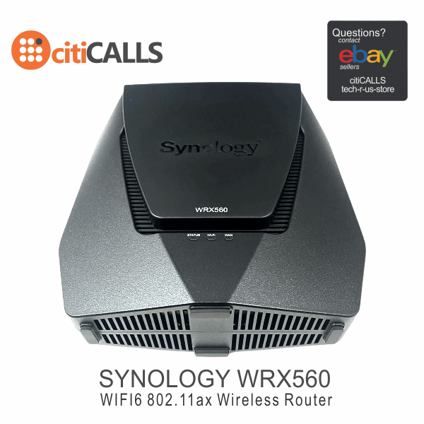 Synology WRX560 Router Dual-band Wi-Fi 6 Router 2.5GbE WAN LAN port Retail