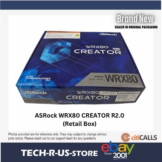 ASRock WRX80 Creator R2.0 Motherboard - AMD WRX80 Socket sWRX8 Max2048GB DDR4