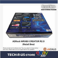ASRock WRX80 Creator R2.0 Motherboard - AMD WRX80 Socket sWRX8 Max2048GB DDR4
