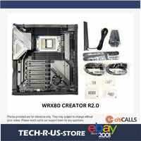 ASRock WRX80 Creator R2.0 Motherboard - AMD WRX80 Socket sWRX8 Max2048GB DDR4