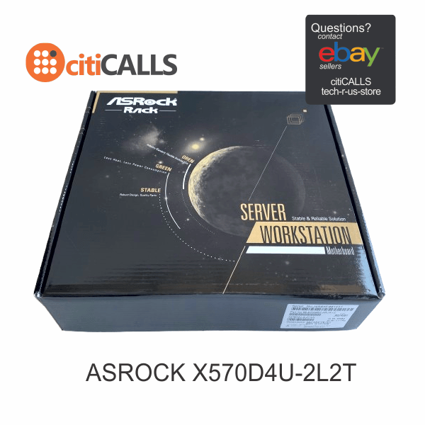 ASRock X570D4U-2L2T Motherboard AMD Ryzen max128GB DDR4 PCIe micro-ATX