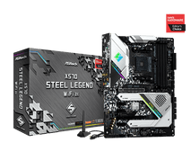 ASRock X570 Steel Legend WiFi ax Motherboard -ATX - Socket AM4 -AMD X570 Chipset