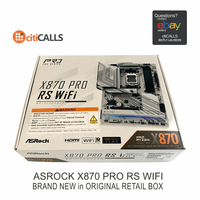 ASRock X870 Pro RS WiFi Motherboard - X870 AM5 256GB DDR5 ATX Retail