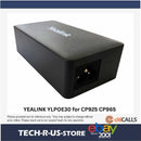 Yealink YLPOE30 330000030000 High Power Gigabit PoE+ Injector 30W