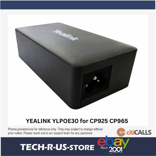 Yealink YLPOE30 330000030000 AC PoE Adapter Ethernet Cable for CP925, CP965