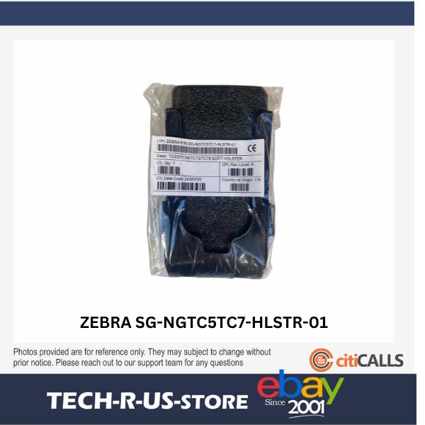 Zebra SG-NGTC5TC7-HLSTR-01 Soft Holster for TC53 TC58 TC73 TC78 Black