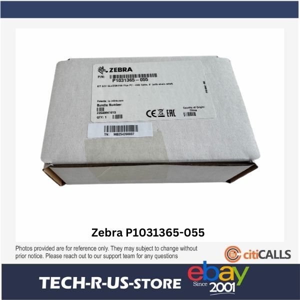 Zebra P1031365-055 USB Cable USB Data Transfer Cable for Printer - Black