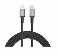 CODi A01072 6ft Braided Nylon USB-C to MFI - Charge & Sync Cable