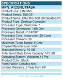 HP A12GNUT#ABA Elite Mini 800 G9 Desktop Computer - Intel Core i7 14th Gen