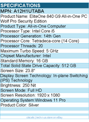 HP A12H1UTABA EliteOne 840 G9 All-in-One Computer - Intel Core i5 14th Gen