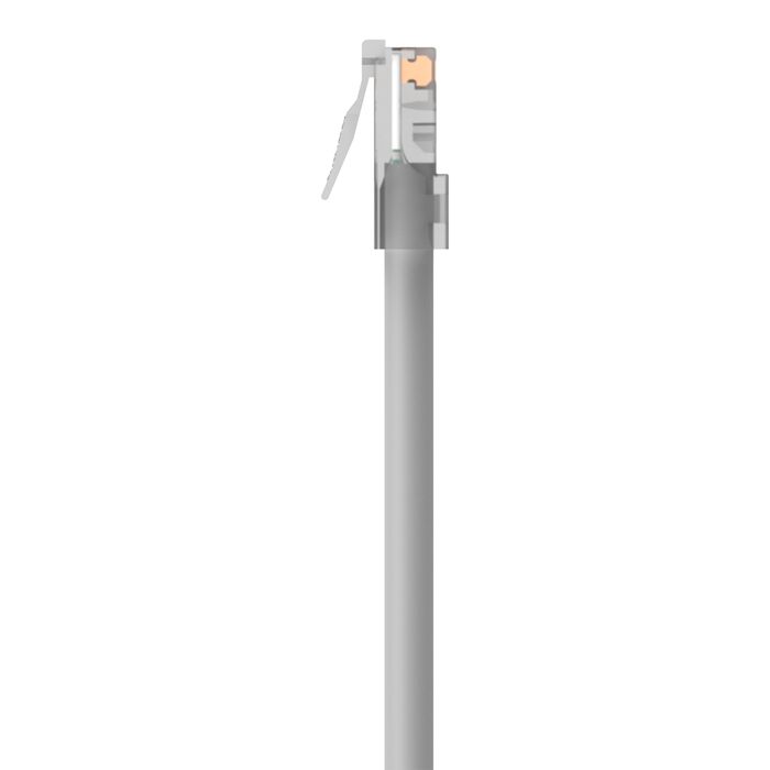 Belkin A3L791B07 Category 5e Patch Cable - RJ-45 Male - 7ft - Gray