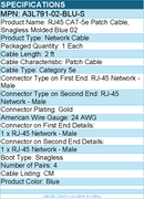 Belkin A3L791-02-BLU-S RJ45 CAT-5e Patch Cable, Snagless Molded Blue