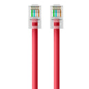 Belkin A3L791-02-RED Cat5e Patch Cable - RJ-45 Male - 2 ft - Red