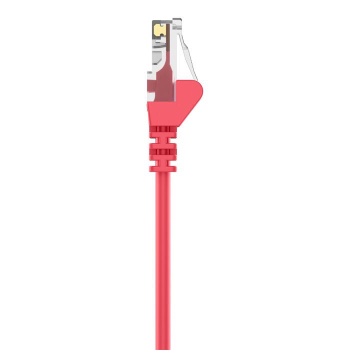 Belkin A3L791-02-RED-S Cat5e Patch Cable - RJ-45 Male - 2ft - Red