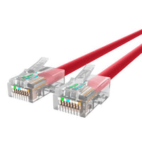 Belkin A3L791-02-RED Cat5e Patch Cable - RJ-45 Male - 2 ft - Red