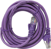 Belkin A3L791-07-PUR-S Cat5e Patch Cable - RJ-45 Male Network - 7ft - Purple