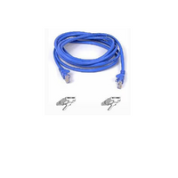 Belkin A3L791-18IN-BLU Cat. 5E UTP Patch Cable - RJ-45 Male - 18" - Blue