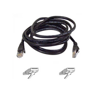 Belkin A3L791-20-BLK-S Patch Cord - RJ-45 Male - 20ft - Black