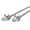 Belkin A3L791-20-S Cat5e Patch Cable - RJ-45 Male - Molded - 20ft - Gray