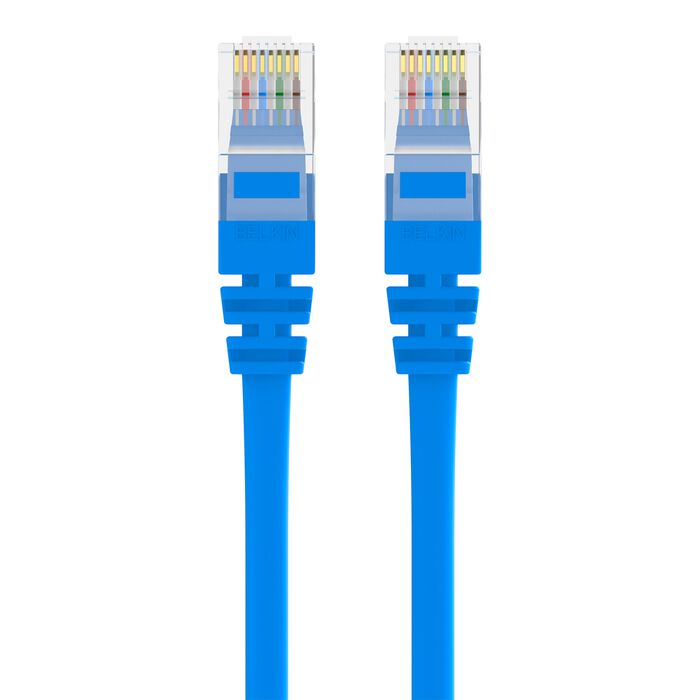 Belkin A3L791B07-BLU-S Cat. 5E Patch Cable - RJ-45 Male - 7ft - Blue