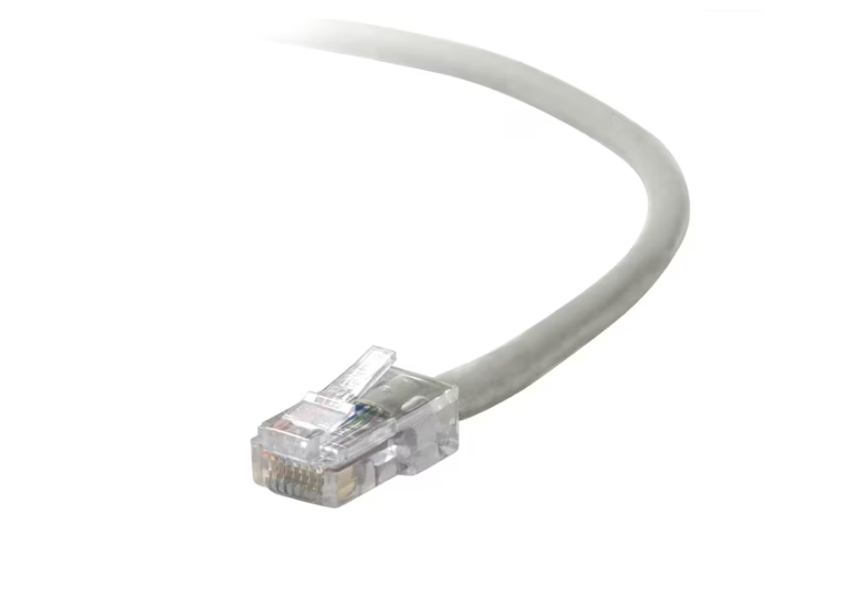 Belkin A3L791B14 Category 5e Patch Cable - RJ-45 Male - 14ft - Gray