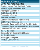Belkin A3L791B25-GRN-S Cat. 5e Patch Cable - RJ-45 Male - 25ft - Green