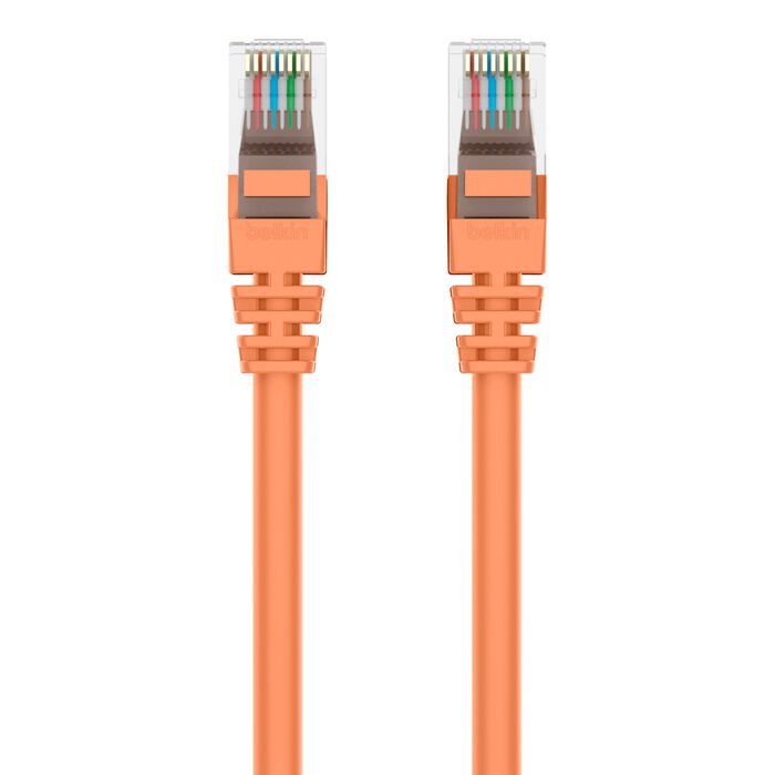 Belkin A3L980-03-ORG-S 900 Series Cat. 6 UTP Patch Cable - RJ-45 Male - 3ft