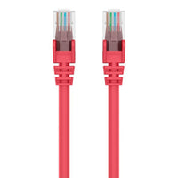 Belkin A3L980-05-RED-S Cat6 Patch Cable - RJ-45 Male Network - 5ft - Red
