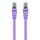 Belkin A3L980-07-PUR-S Cat. 6 UTP Patch Cable - RJ-45 Male - 7ft - Purple