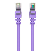 Belkin A3L980-07-PUR-S Cat. 6 UTP Patch Cable - RJ-45 Male - 7ft - Purple