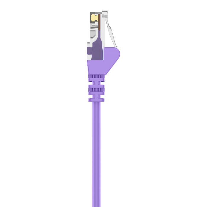 Belkin A3L980-07-PUR-S Cat. 6 UTP Patch Cable - RJ-45 Male - 7ft - Purple