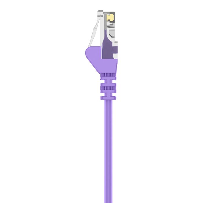Belkin A3L980-07-PUR-S Cat. 6 UTP Patch Cable - RJ-45 Male - 7ft - Purple