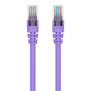 Belkin A3L980-07-PUR-S Cat. 6 UTP Patch Cable - RJ-45 Male - 7ft - Purple