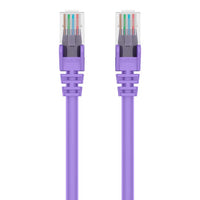 Belkin A3L980-07-PUR-S Cat. 6 UTP Patch Cable - RJ-45 Male - 7ft - Purple