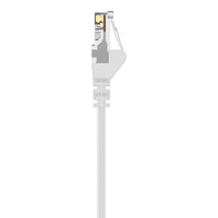 Belkin A3L980-07-WHT-S Cat6 Cable - RJ-45 Male - 7ft - Stranded - White