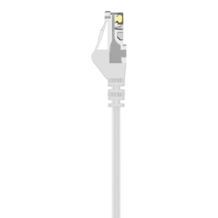 Belkin A3L980-07-WHT-S Cat6 Cable - RJ-45 Male - 7ft - Stranded - White
