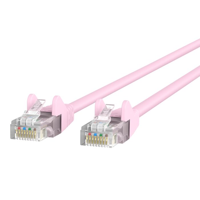 Belkin A3L980-25-PNK-S High Performance Cat. 6 UTP Patch Cable - 25ft - Pink