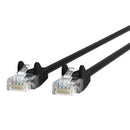 Belkin A3L980-30-BLK-S Cat. 6 UTP Patch Cable - RJ-45 Male - 30ft - Black