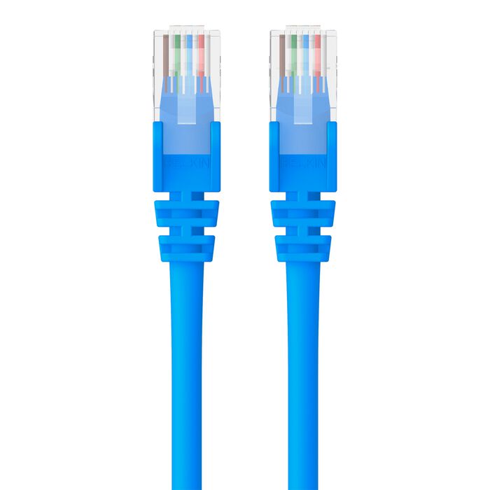 Belkin A3L980B14-BLU-S Cat.6 Snagless Patch Cable - RJ-45 - 14ft - Blue