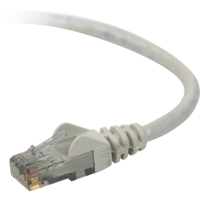 Belkin A3L980b25-S Cat. 6 UTP Patch Cable - RJ-45 Male - 25ft - Gray