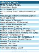 HP Poly A3SV5AA#ABA Studio X32 All-In-One Video Bar - No Power Supply