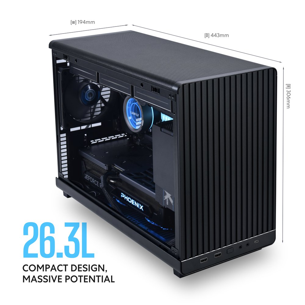 Lian Li A3X.US mATX 26.3L micro form factor chassis- Supports up to 360 radiator