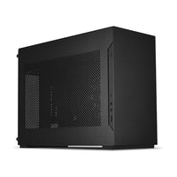 Lian-Li A4-H2O X4 Computer Case Mini-ITX 240 AIO cooling Anodized Black Exterior