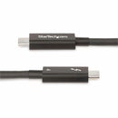 StarTech A40G2MBTB4CABLE 6ft (2m) Active Thunderbolt 4 Cable, 40Gbps - Black